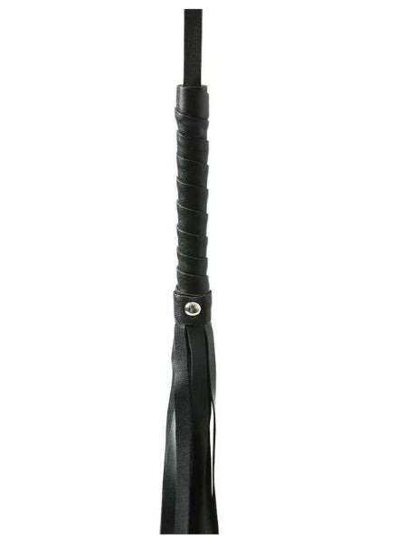SEX & MISCHIEF MINI FAUX LEATHER FLOGGER - BLACK