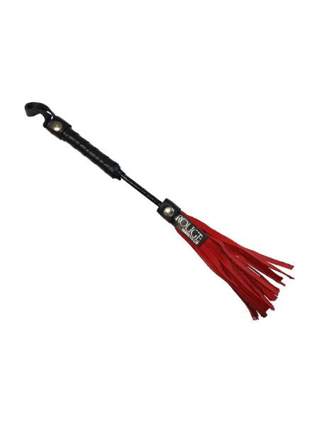 ROUGH LEATHER MINI FLOGGER - RED