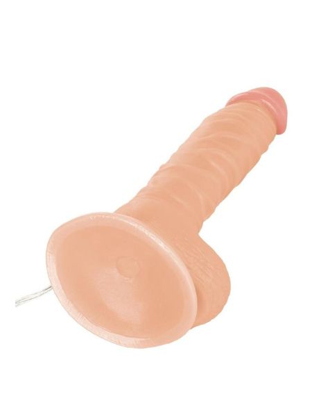 VIBRATING DILDO WITH BULLET 5.25