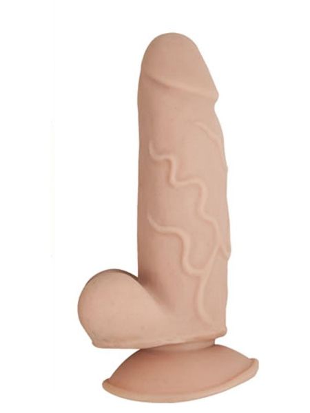 REALLOCKS DUAL LAYERED # 1 BENDABLE DILDO 5.5 INCH