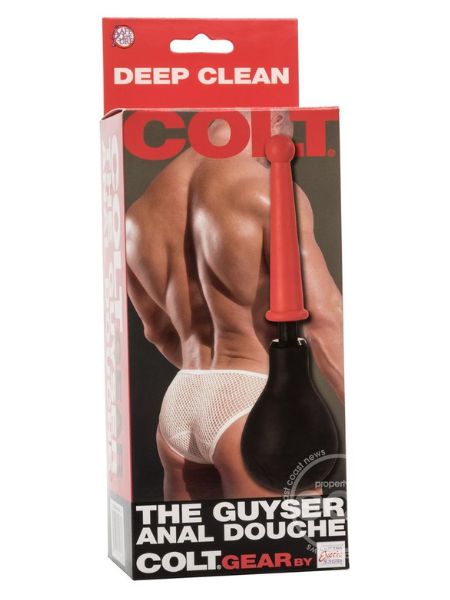 THE GUYSER ANAL DOUCHE - BLACK AND RED