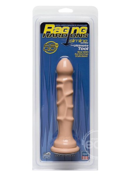 RAGING HARD - ONS THE ULTIMATE TOOL DILDO WITH SUCTION CUP 5.5 INCH - VANILLA