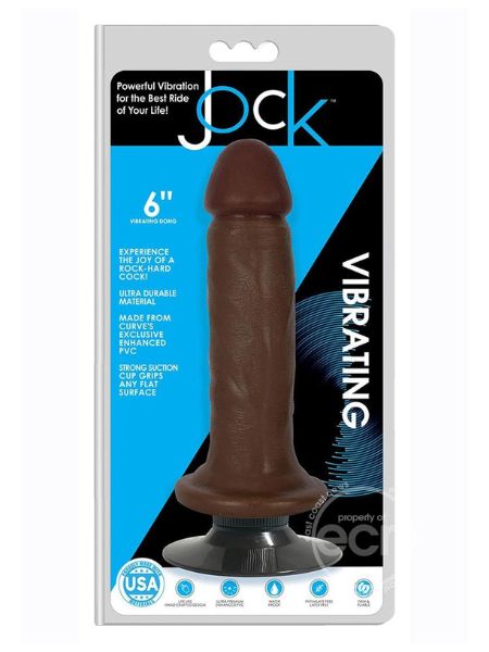 JOCK VIBRATING DILDO 6 INCH