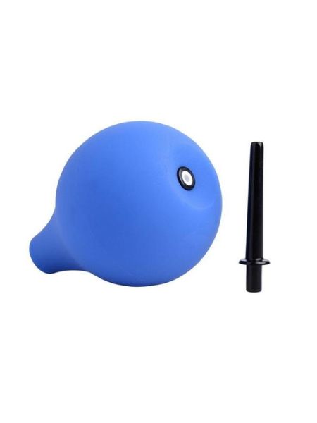 CLEAN STREAM PREMIUM ONE-WAY VALVE ANAL DOUCHE - BLUE