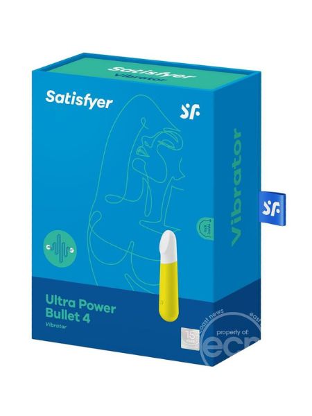 SATISFYER "ULTRA POWER BULLET 4" RECHARGEABLE SILICONE BULLET VIBRATOR