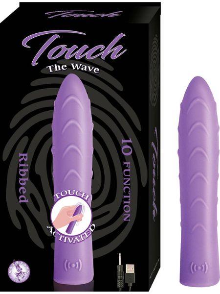 TOUCH WAVE VIBRATOR-RIBBED