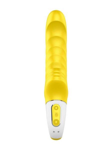 SATISFYER "YUMMY SUNSHINE" G-SPOT VIBRATOR WATERPROOF - YELLOW