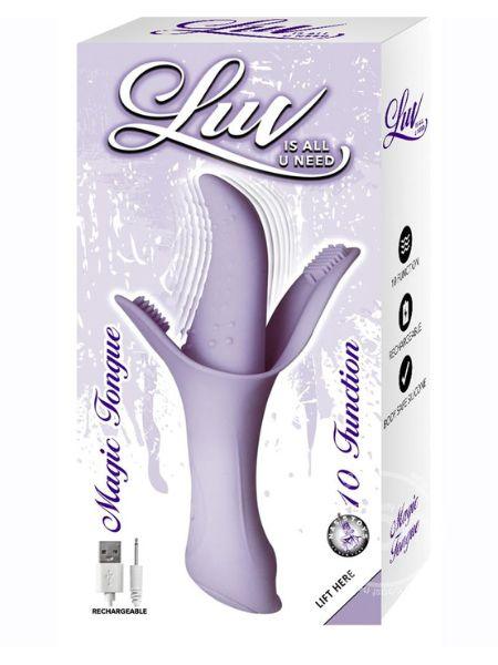 MAGIC TONGUE SILICONE RECHARGEABLE CLITORAL STIMULATOR
