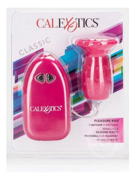 PLEASURE KISS MASSAGER WITH REMOTE CONTROL - PINK