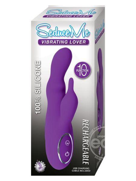 SEDUCE ME VIBRATING LOVER RECHARGEABLE SILICONE VIBRATOR