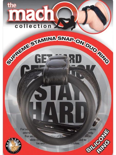 THE MACHO SUPREME STAMINA SNAP-ON DUO RING