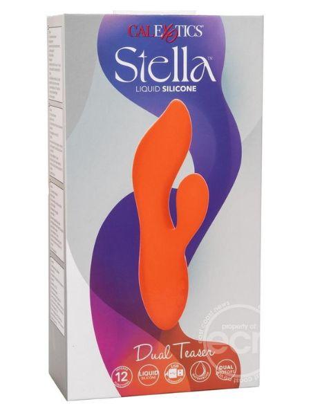 STELLA LIQUID SILICONE DUAL TEASER RECHARGEABLE VIBRATOR