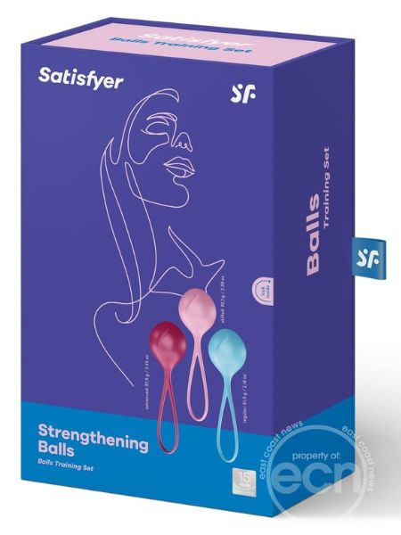 SATISFYER BALLS CO3 SINGLE SET OF 3 FEMALE STIMULATOR