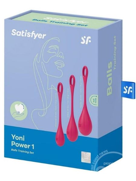 SATISFYER "YONI POWER 1" SILICONE BEN WA BALLS SET