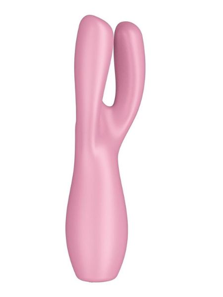 SATISFYER "THREESOME 3" RECHARGEABLE SILICONE STIMULATOR