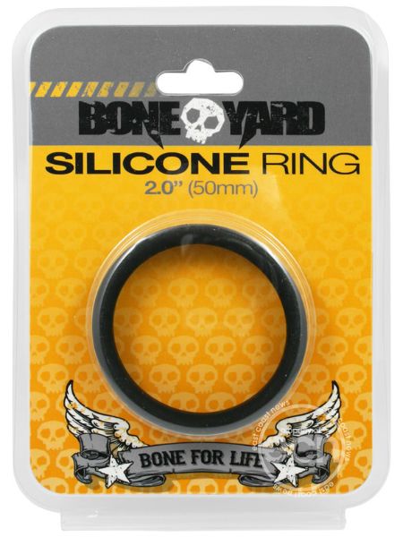 BONEYARD SILICONE COCK RING 2 INCH