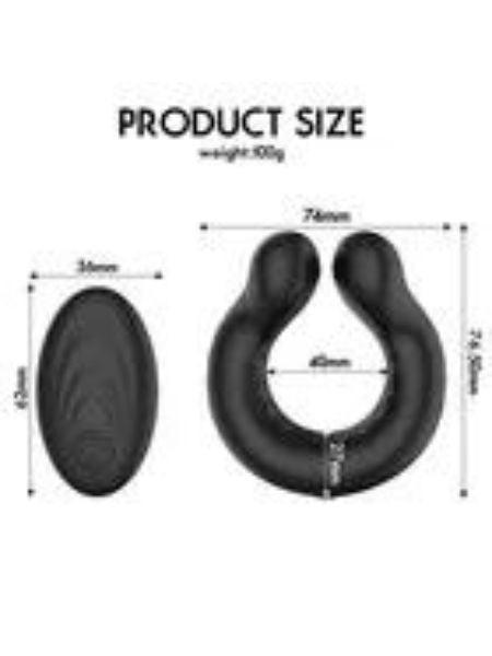 REMOTE CONTROL VIBRATING COCK RING, CLITORAL STIMULATION VIBRATOR FOR COUPLE