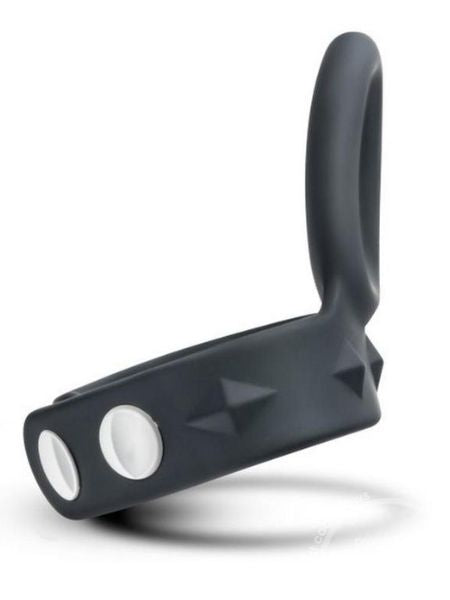 PERFORMANCE VS7 SILICONE COCK & BALL STRAP LARGE - BLACK