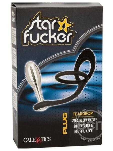 STAR FUCKER TEARDROP PLUG SILICONE DUAL ENHANCER