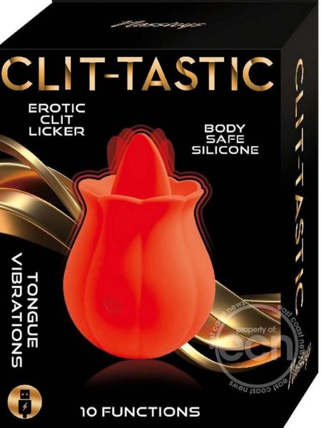 EROTIC CLIT LICKER RECHARGEABLE SILICONE CLITORAL VIBRATOR