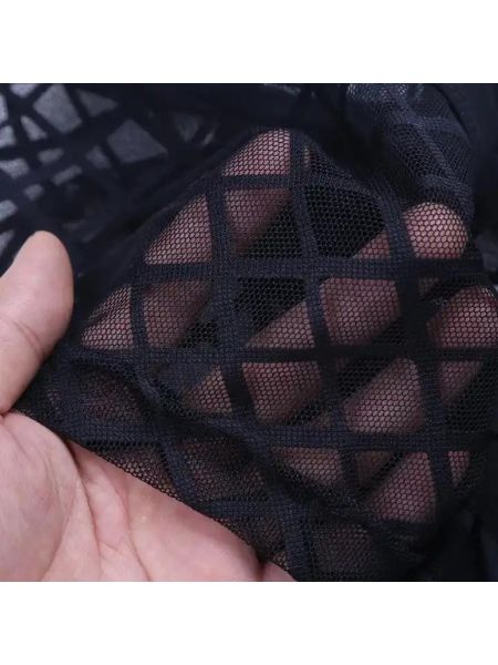 MEN'S SEXY MESH SEE-THROUGH BOXES BRIEFS UNDERWEAR