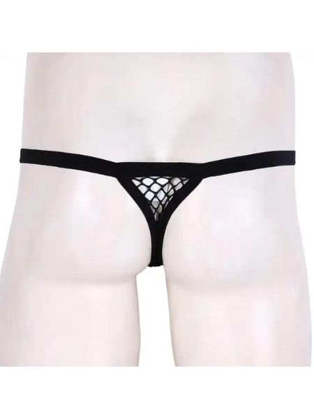 MEN'S FISHNET T-BACK LOW RISE THONGS
