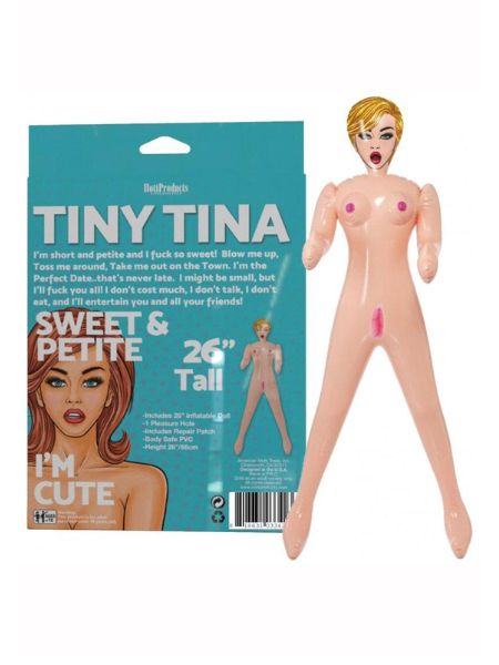 PARTY TINY TINA BLOW - UP DOLL 2.2 FT - VANILLA
