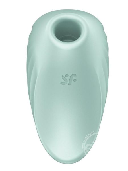 SATISFYER " PEARL DIVER " RECHARGEABLE SILICONE CLITORAL STIMULATOR