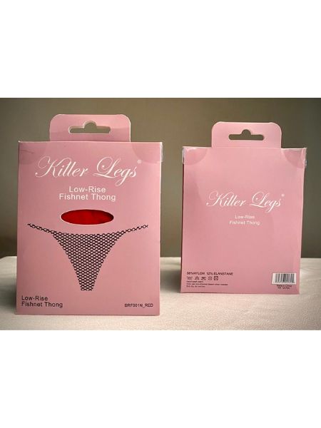 LADY'S FISHNET G - STRING - RED