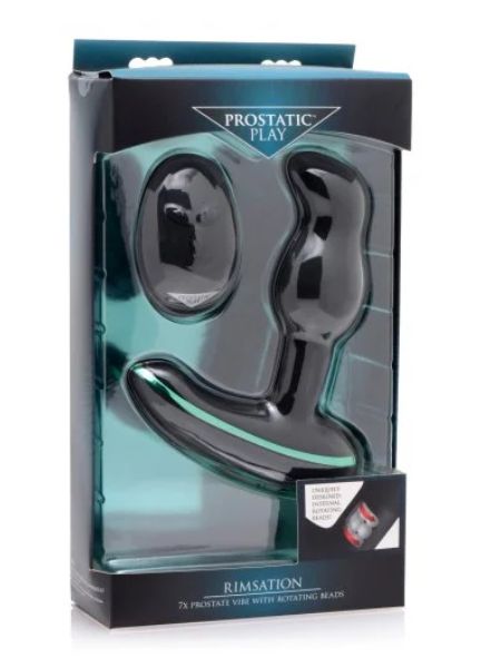 PROSTATE VIBE WITH ROTATING BEADS