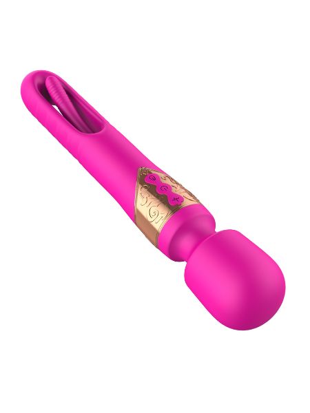 TRIXIE RECHARGEABLE SILICOE WAND DUAL MASSAGER