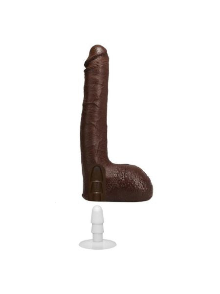 RICKY JOHNSON DILDO 10 INCH - CHOCOLATE