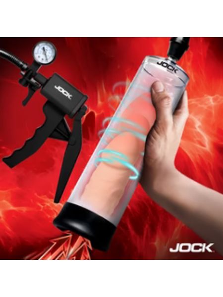 PENIS PUMP W/ GAUGE & TRIGGER HANDLE PUMP UP