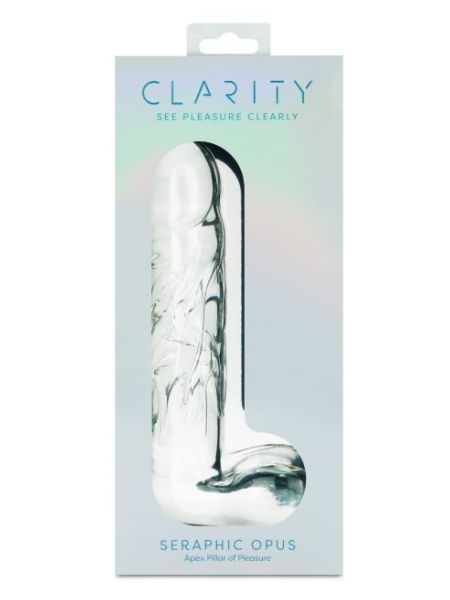 CLARITY GLASS DILDO SERAPHIC OPUS