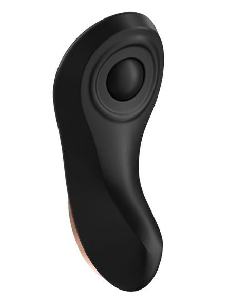SATISFYER "LITTLE SECRET" SILICONE RECHARGEABLE PANTY VIBE WITH REMOTE