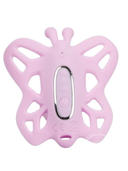 BUTTERFLY VENUS G SILICONE RECHARGEABLE STRAO-ON WITH REMOTE CONTROL - PINK