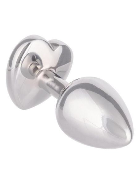 RUBY HEART ALUMINUM ANAL PLUG