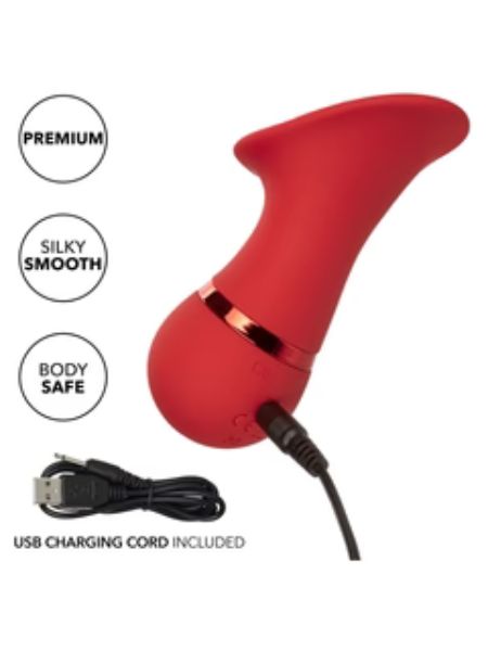 RECHARGEABLE SILICONE CLITORAL VIBRATOR