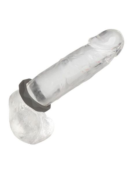 LIQUID SILICONE PROLONG PRESMATIC COCK RING - GRAY