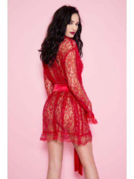 FLORAL LACE SHORT ROBE