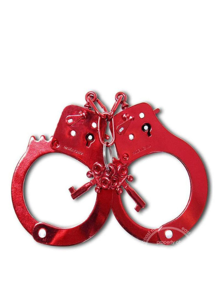 FETISH FANTASY ANODIZED CUFFS RED