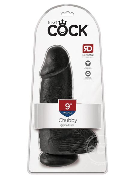 KING COCK CHUBBY DILDO WITH BALLS 9 INCH