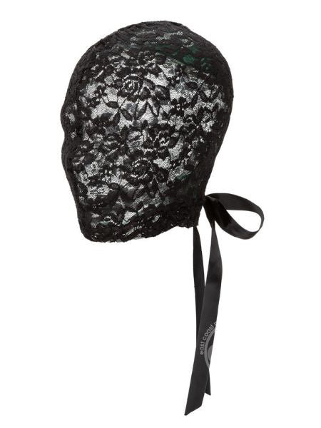 SCANDAL CORSET LACE HOOD - BLACK