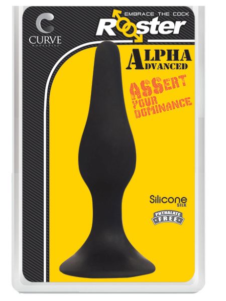ROOSTER ALPHA BUTT PLUG - BLACK