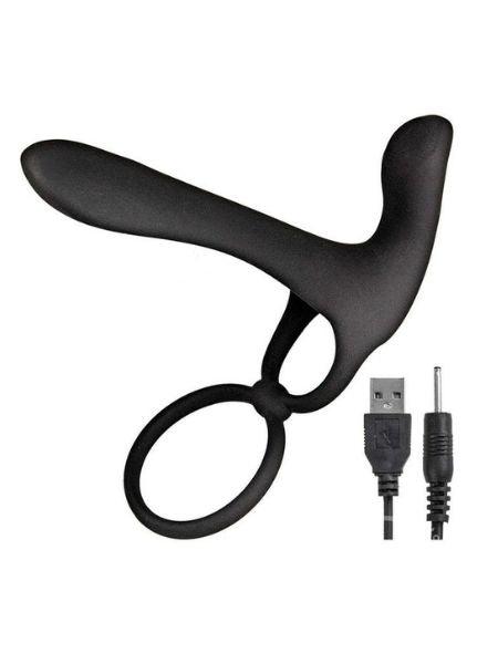 G-SPOT & CLITORAL PLEASURE COUPLE COCK RING