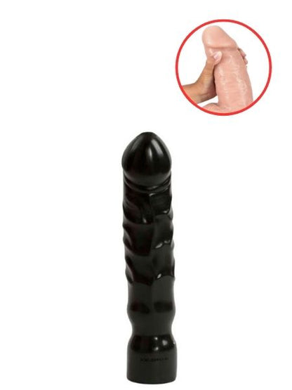 CLASSIC BIG BOY DILDO 12 INCH - BLACK