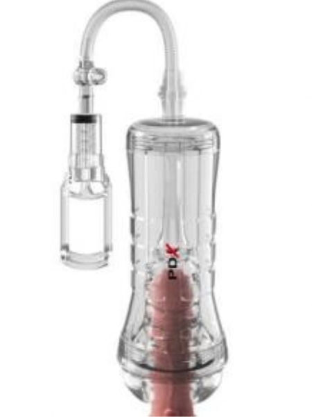 TUBE VAC XXL PUMP SEE-THRU EZ GRIP STROKER - CLEAR