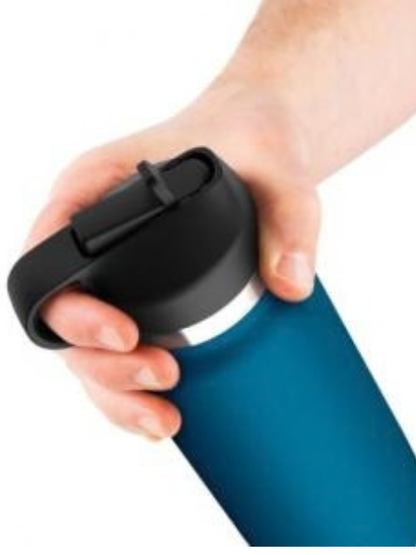 FLASK PRIVATE PLEASER DISCREET STROKER BLUE BOTTLE BROWN