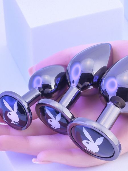 PLAYBOY PLEASURE 3 WAY METAL ANAL TRAINER KIT ( 3 PIECE )