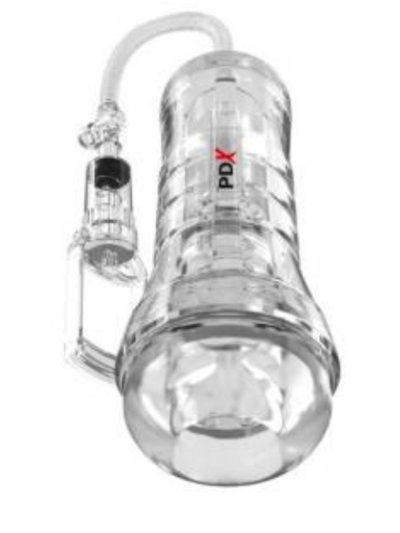 TUBE VAC XXL PUMP SEE-THRU EZ GRIP STROKER - CLEAR
